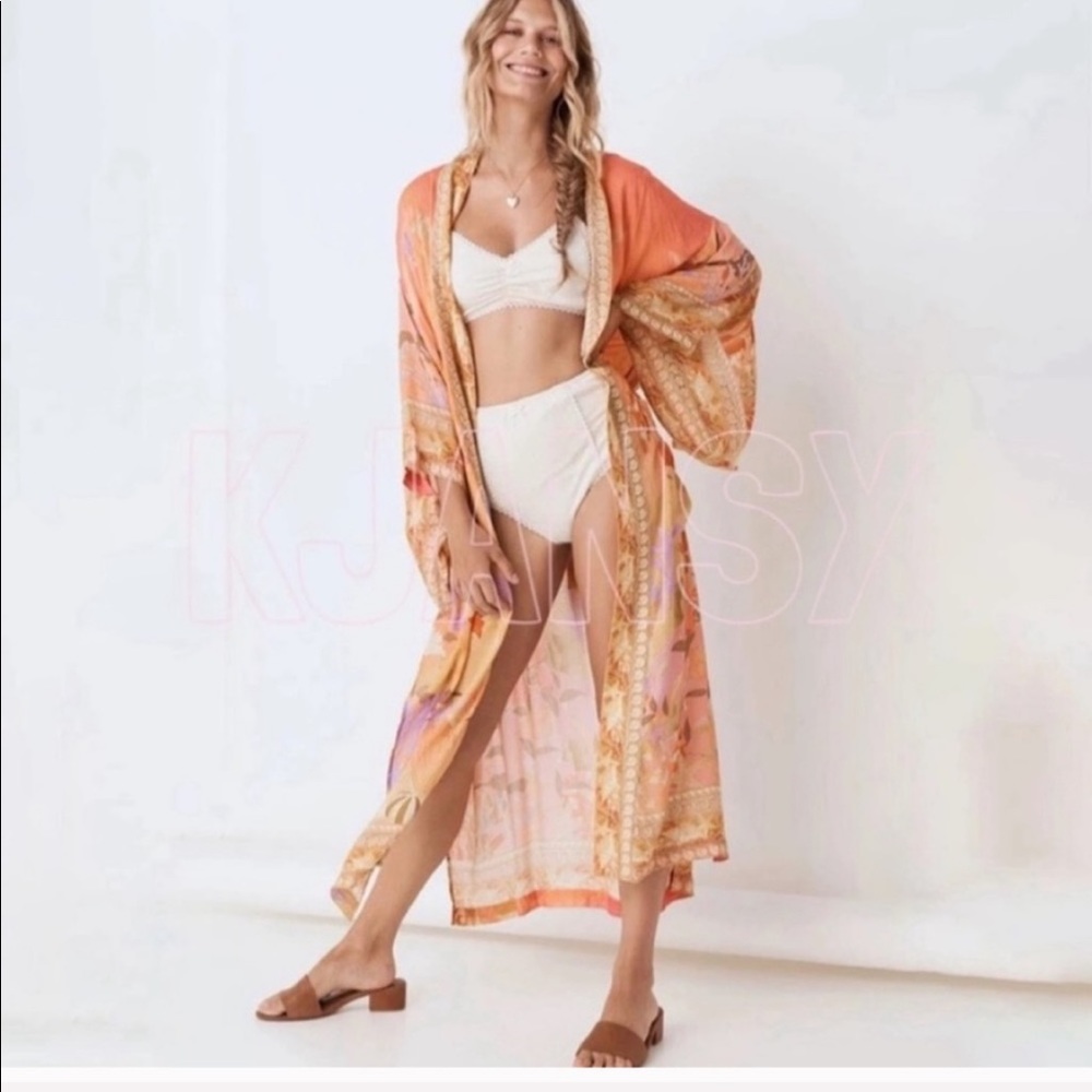 Bohemian Mermaid Kimono Duster - Picture 5 of 16